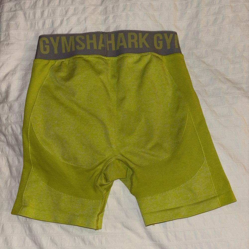 Gymshark Lime Green Compression Shorts
